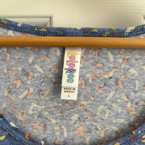 LuLaRoe Multicolor Confetti Women's Top - Picture 2 of 5